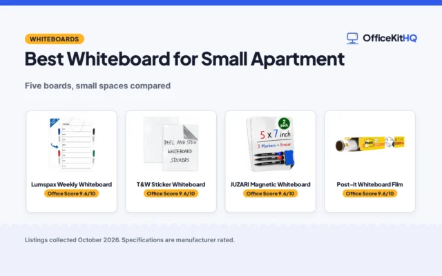 Best Whiteboard for Small Apartment (2026): 5 Compared
