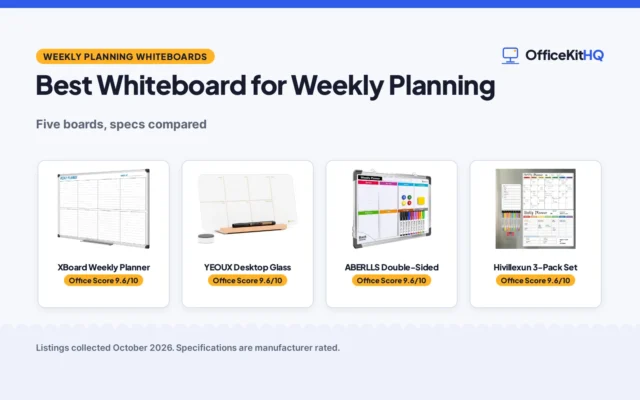 Best Whiteboard for Weekly Planning (2026): 5 Compared