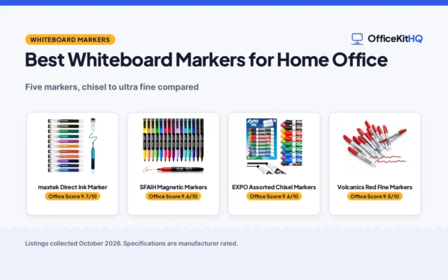 Best Whiteboard Markers for Home Office (2026): 5 Compared