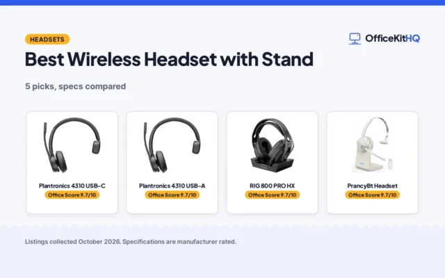 Best Wireless Headset with Stand (2026): 5 Picks