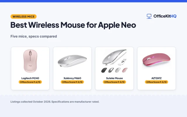 Best Wireless Mouse for Apple Neo: 5 Compared