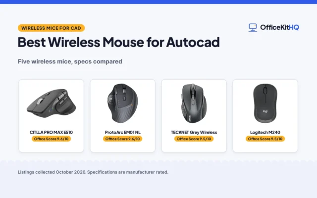 Best Wireless Mouse for Autocad (2026): 5 Compared