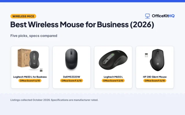 Best Wireless Mouse for Business (2026): 5 Compared