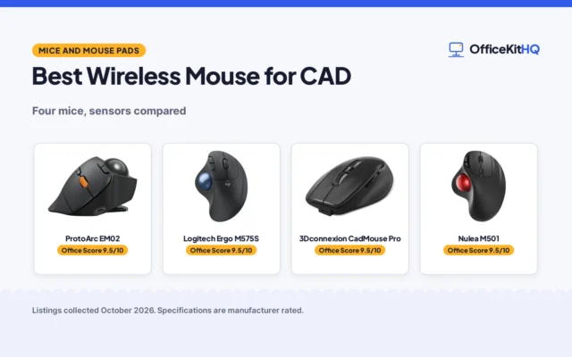 Best Wireless Mouse for CAD (2026): 4 Compared