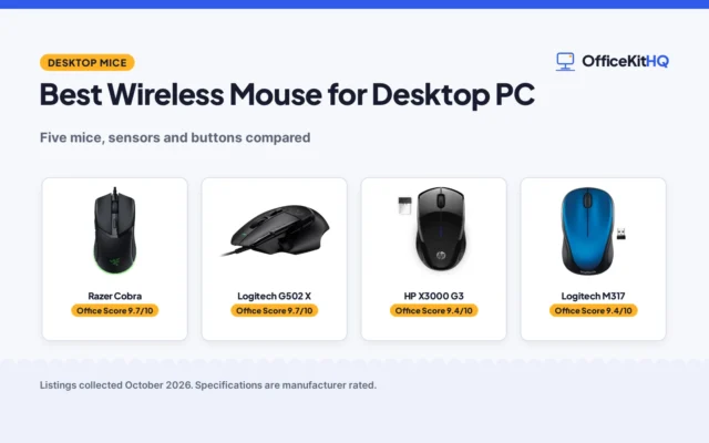 Best Wireless Mouse for Desktop PC (2026): 5 Compared