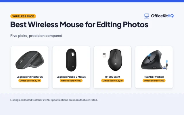 Best Wireless Mouse for Editing Photos (2026): 5 Picks
