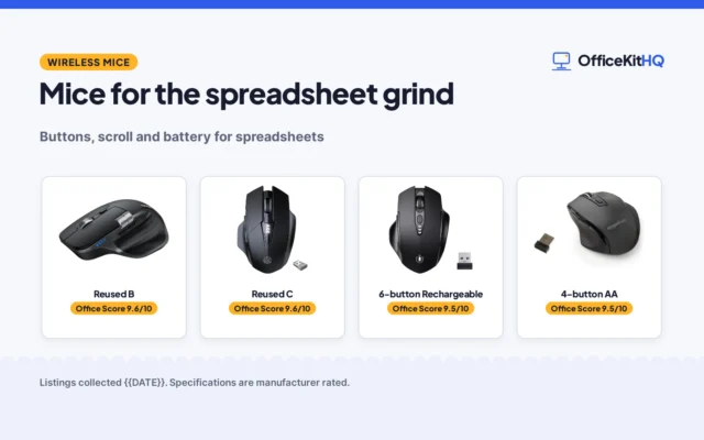 Best Wireless Mouse for Excel (2026): 5 Compared