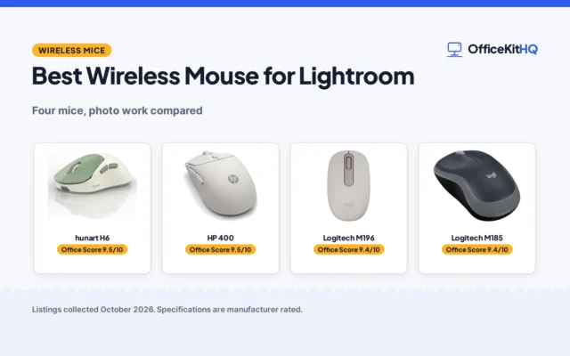 Best Wireless Mouse for Lightroom (2026): 4 Compared
