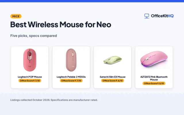 Best Wireless Mouse for Neo (2026): 5 Compared