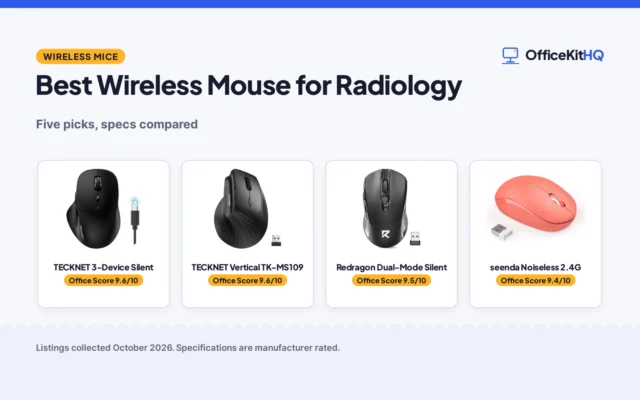 Best Wireless Mouse for Radiology (2026): 5 Compared
