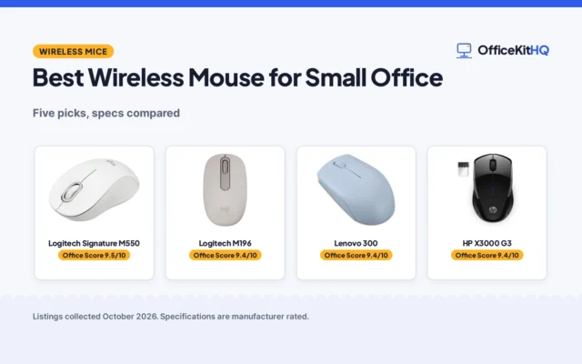 Best Wireless Mouse for Small Office (2026): 5 Picks