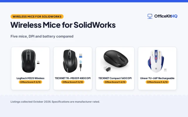 best wireless mouse for solidworks (2026)