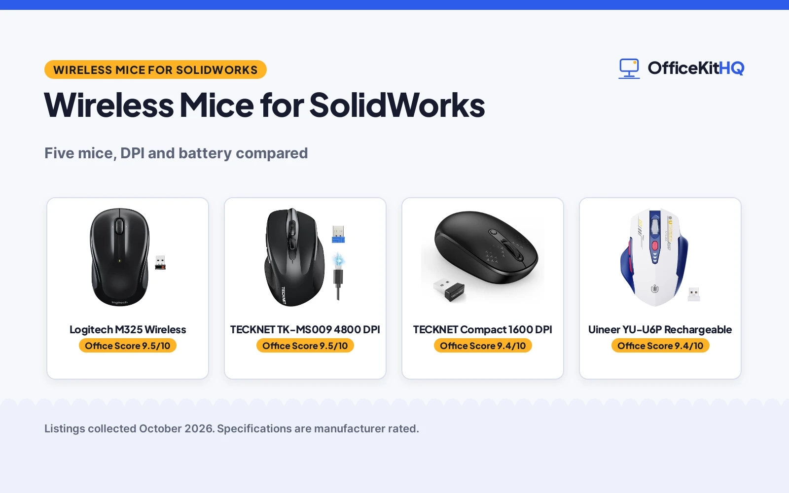 best wireless mouse for solidworks (2026)