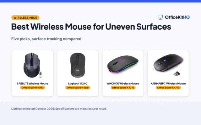Best Wireless Mouse for Uneven Surfaces (2026): 5 Picks