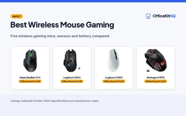 Best Wireless Mouse Gaming (2026): 5 Compared