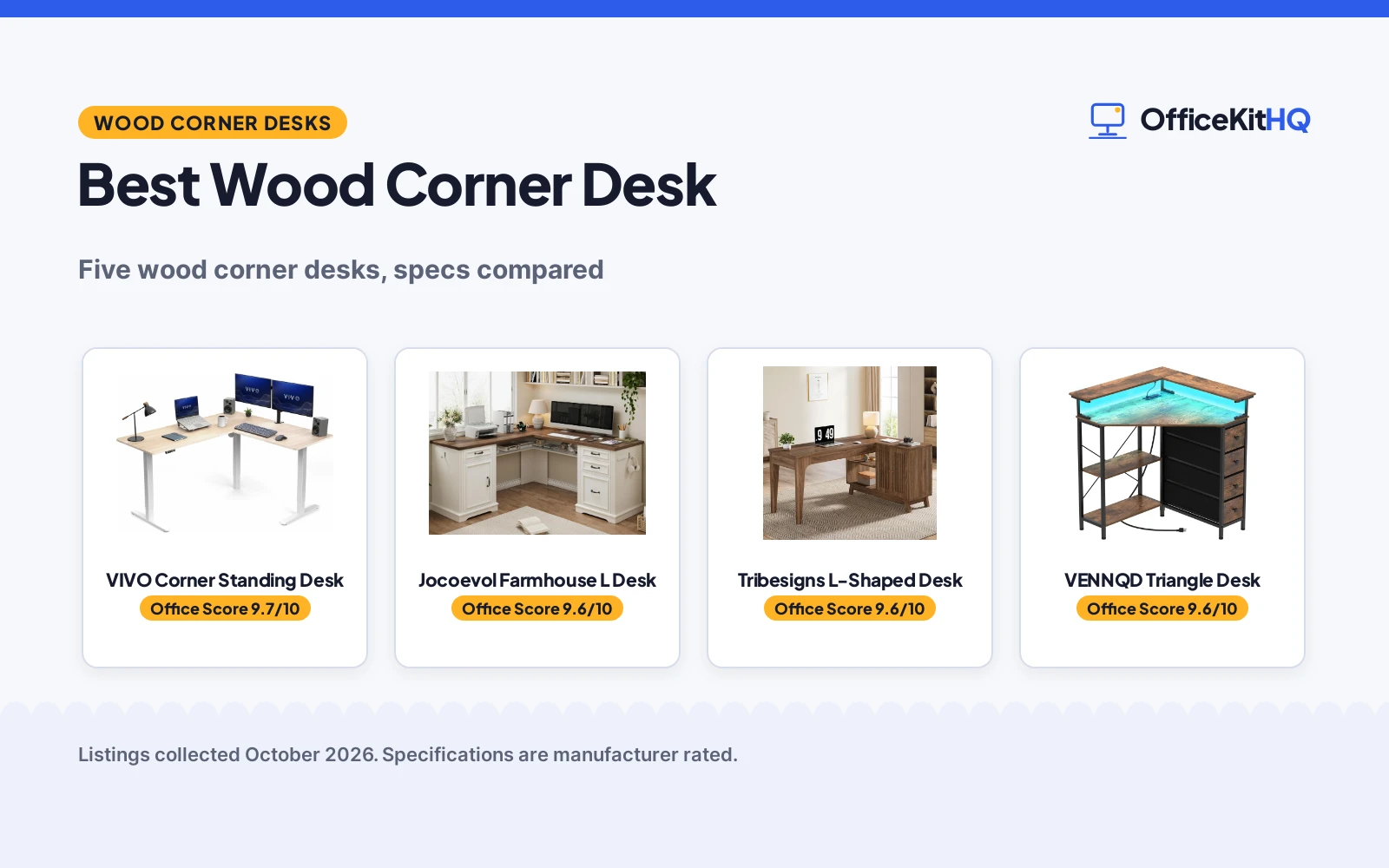 Best Wood Corner Desk (2026): 5 Desks Compared