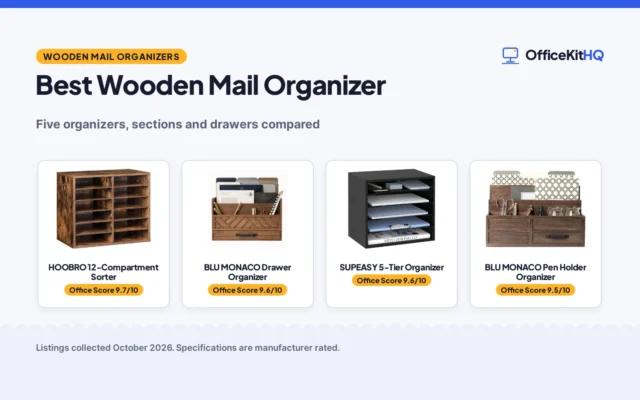 Best Wooden Mail Organizer (2026): 5 Organizers Compared