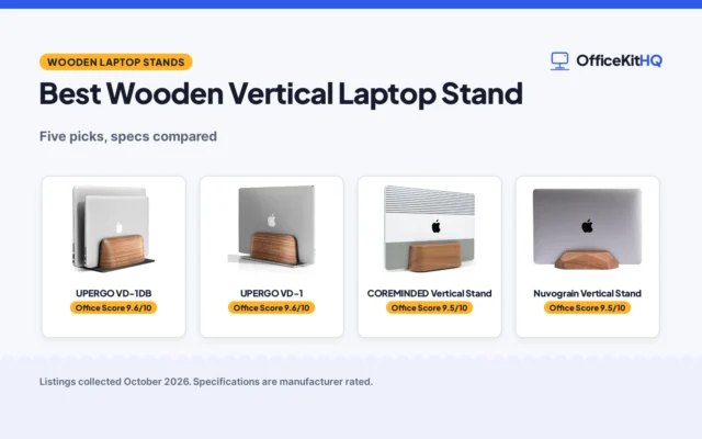 Best Wooden Vertical Laptop Stand (2026): 5 Picks Compared