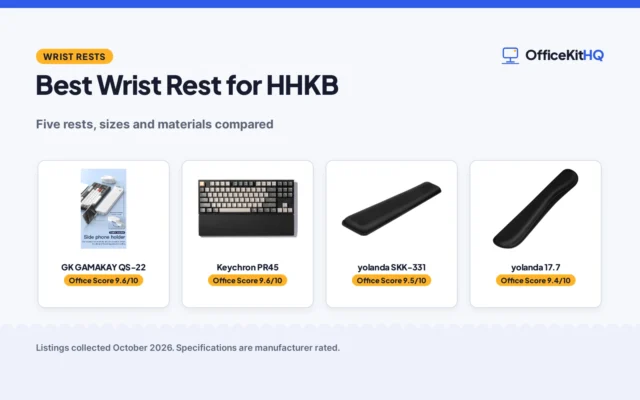 Best Wrist Rest for HHKB (2026): 5 Compared