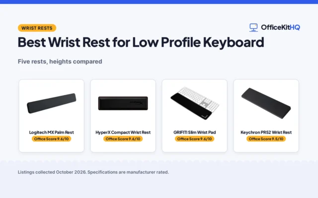 Best Wrist Rest for Low Profile Keyboard (2026): 5 Compared