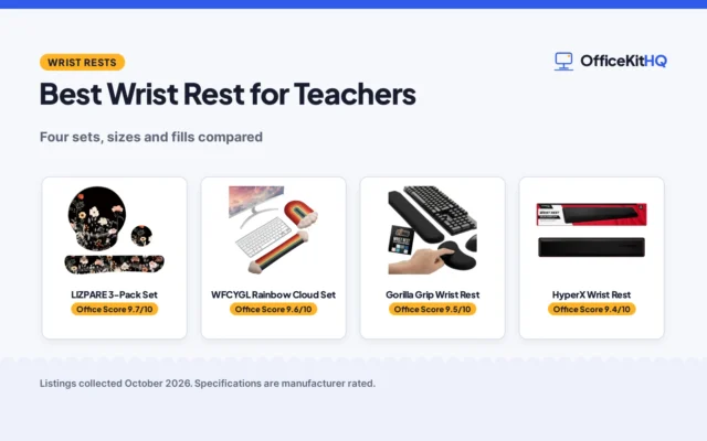 Best Wrist Rest for Teachers (2026): 4 Picks Compared