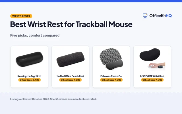Best Wrist Rest for Trackball Mouse (2026): 5 Picks