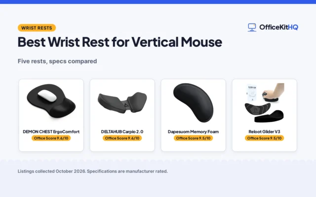 Best Wrist Rest for Vertical Mouse (2026): 5 Picks